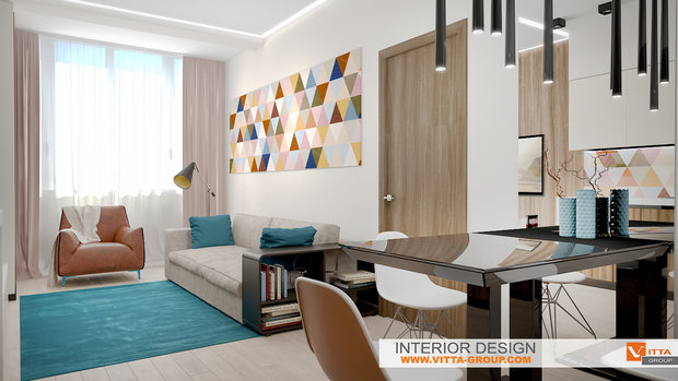 Фото из портфолио В мягких тонах – фотографии дизайна интерьеров на INMYROOM