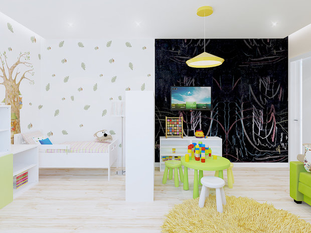 Фото из портфолио Частная квартира 73м2 – фотографии дизайна интерьеров на INMYROOM