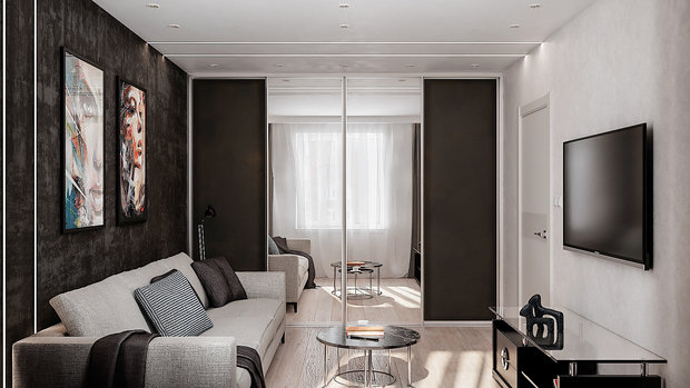 Фото из портфолио Small living room – фотографии дизайна интерьеров на INMYROOM