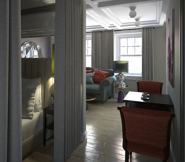 Фото из портфолио Американская эклектичность – фотографии дизайна интерьеров на INMYROOM