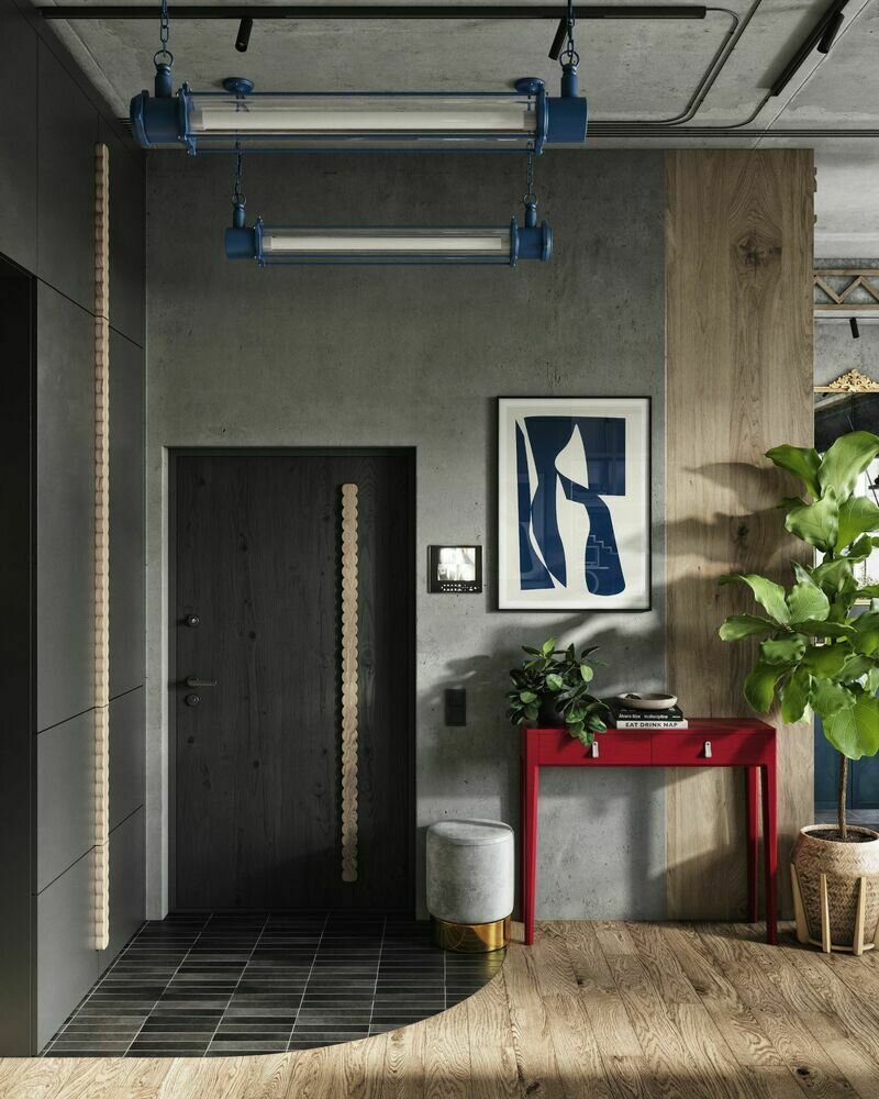 Фотография: Прихожая в стиле Лофт, Современный, Эклектика, Квартира, Проект дня, Санкт-Петербург, 2 комнаты, 40-60 метров, ToTaste.studio – фото на INMYROOM Фотография: Прихожая в стиле Лофт, Современный, Эклектика, Квартира, Проект дня, Санкт-Петербург, 2 комнаты, 40-60 метров, ToTaste.studio – фото на INMYROOM