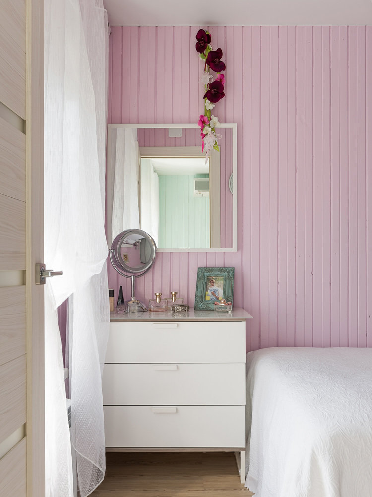 Фотография: Спальня в стиле Минимализм, Скандинавский, Проект недели, Дача, Самара, 3 комнаты, 40-60 метров, Елена Сергеева – фото на INMYROOM