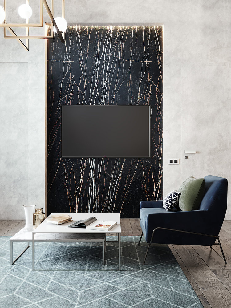 Фотография: Гостиная в стиле Современный, Квартира, Проект недели, Москва, 3 комнаты, 60-90 метров, Кирилл Сахаров – фото на INMYROOM Фотография: Гостиная в стиле Современный, Квартира, Проект недели, Москва, 3 комнаты, 60-90 метров, Кирилл Сахаров – фото на INMYROOM