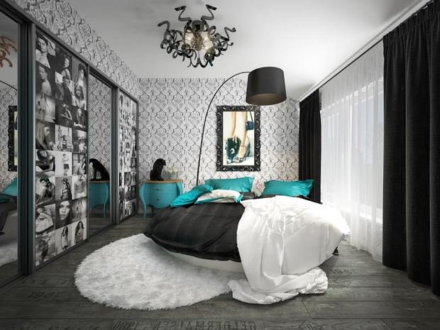 Фото из портфолио Яркая эклектичная 2-х ярусная квартира-мансарда – фотографии дизайна интерьеров на INMYROOM