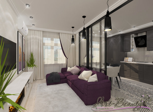 Фото из портфолио Сдержанность в серых тонах – фотографии дизайна интерьеров на INMYROOM