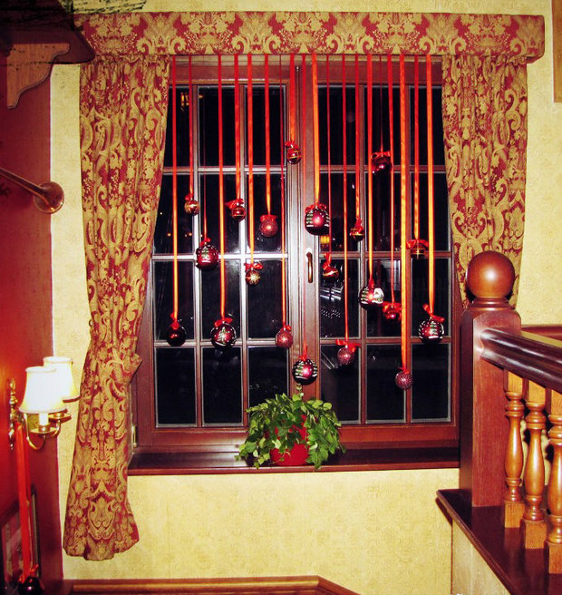 Фотография: Декор в стиле Современный, Декор интерьера, Праздник, Новый Год, Окна, Евростиль-сервис – фото на INMYROOM