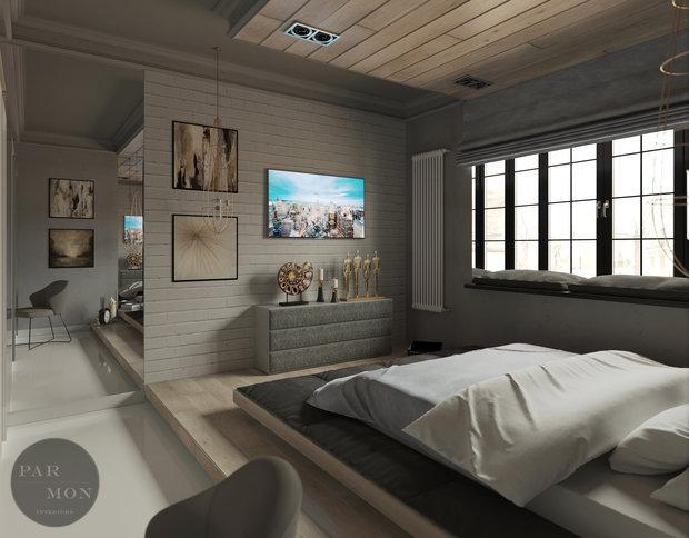 Фото из портфолио Нежный Brutal – фотографии дизайна интерьеров на INMYROOM