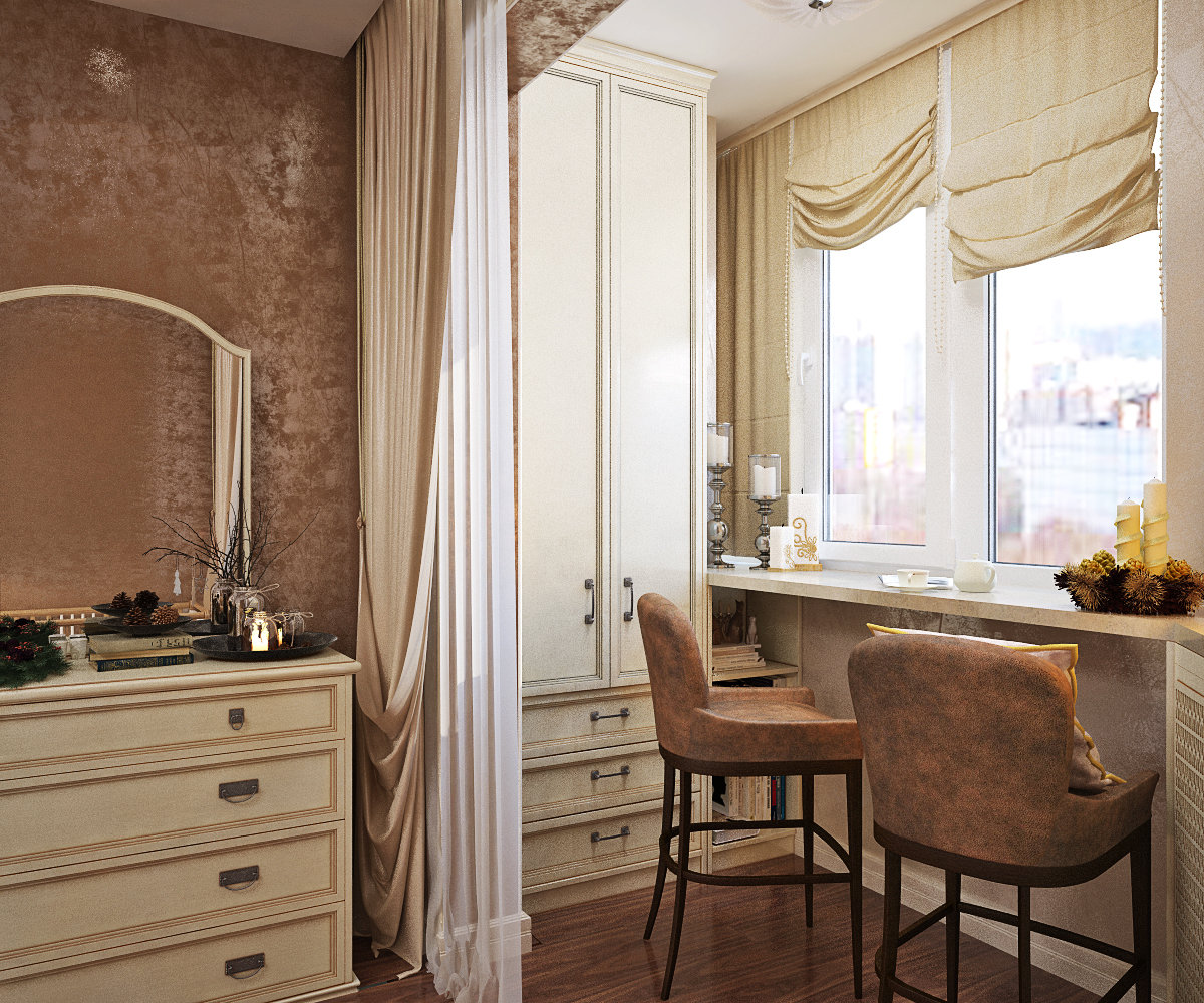 Фото из портфолио Спальня + балкон = единое пространство. – фотографии дизайна интерьеров на INMYROOM Фото из портфолио Спальня + балкон = единое пространство. – фотографии дизайна интерьеров на INMYROOM