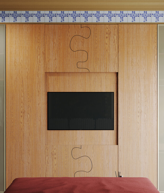 Фотография: Спальня в стиле Эклектика, Квартира, Проект дня, Москва, 3 комнаты, Более 90 метров, Оксана Заварзина, Евгений Шевченко – фото на INMYROOM