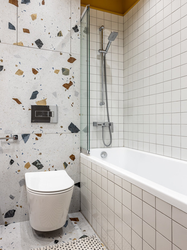 Фотография: Ванная в стиле Современный, Квартира, Проект недели, Самара, 4 и больше, Более 90 метров, Айгуль Султанова – фото на INMYROOM