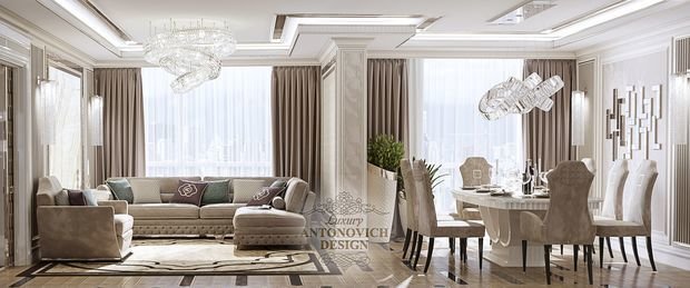 Фото из портфолио Ар деко и классика: в поисках гармонии – фотографии дизайна интерьеров на INMYROOM