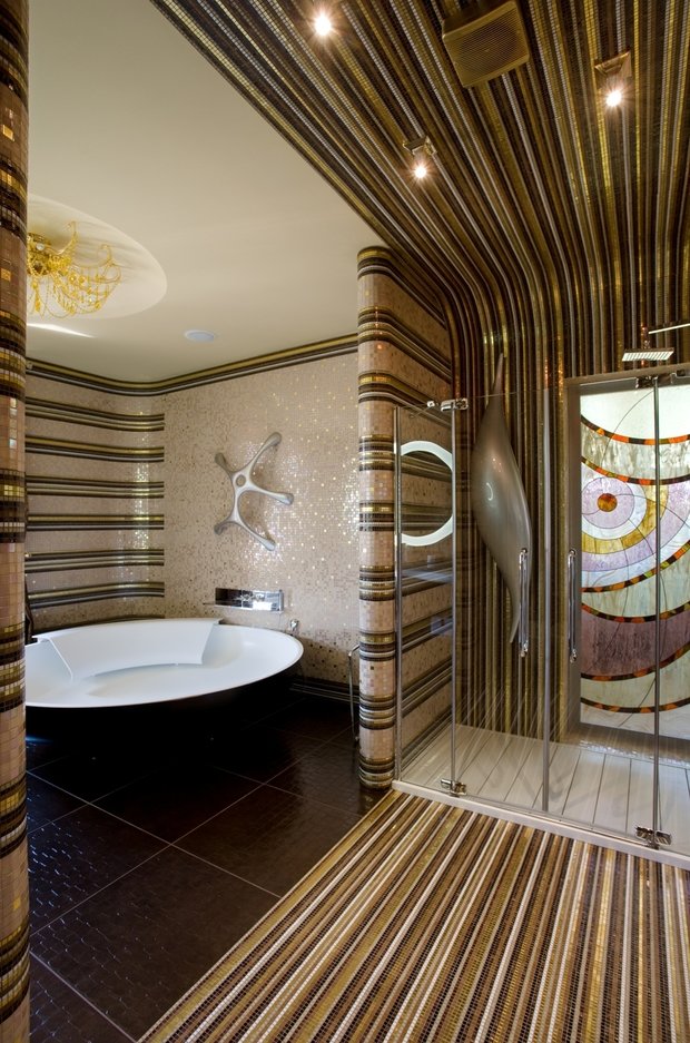 Фотография: Ванная в стиле Современный, Дом, Дома и квартиры, Ар-деко – фото на INMYROOM