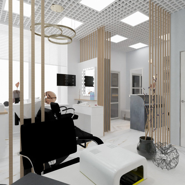 Фото из портфолио Салон красоты – фотографии дизайна интерьеров на INMYROOM