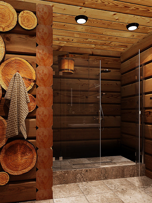 Фото из портфолио Баня в стиле шале – фотографии дизайна интерьеров на INMYROOM Фото из портфолио Баня в стиле шале – фотографии дизайна интерьеров на INMYROOM