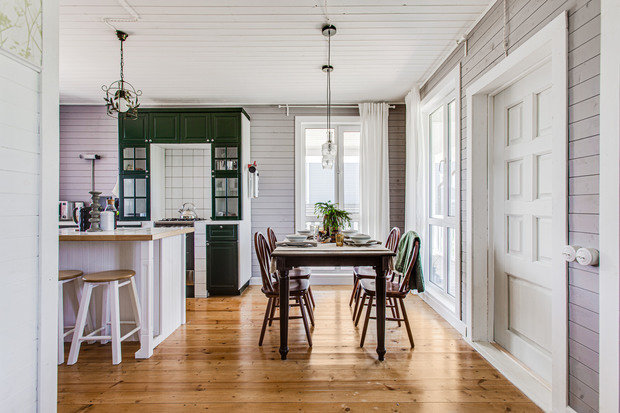 Фотография: Кухня и столовая в стиле Прованс и Кантри, Скандинавский, Дом, Проект недели, Дача, Дом и дача, Истринский район, 4 и больше, Более 90 метров, Ксения Налетова – фото на INMYROOM
