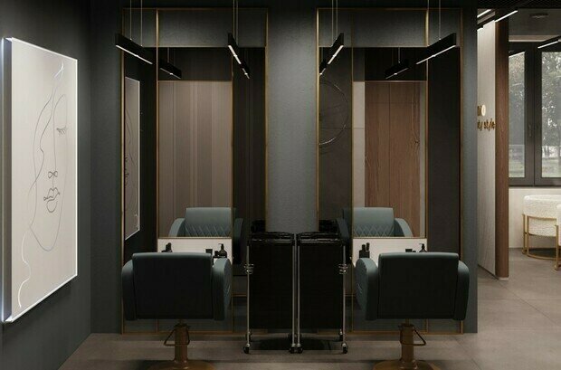 Фото из портфолио Салон красоты – фотографии дизайна интерьеров на INMYROOM