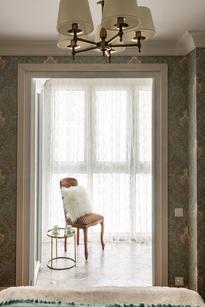 Фотография: Спальня в стиле Классический, Современный, Квартира, Проект недели, Москва, 2 комнаты, 40-60 метров, Наталья Широкорад – фото на INMYROOM Фотография: Спальня в стиле Классический, Современный, Квартира, Проект недели, Москва, 2 комнаты, 40-60 метров, Наталья Широкорад – фото на INMYROOM