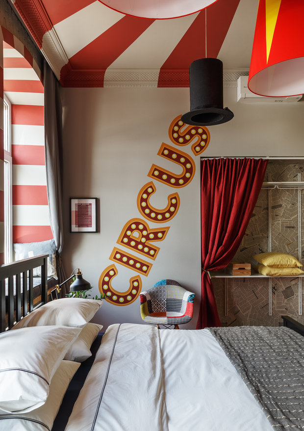 Фотография: Спальня в стиле Лофт, Эклектика, Квартира, Проект недели, Санкт-Петербург, Макс Жуков, Виктор Штефан, Кирпичный дом, ToTaste Studio, 4 и больше, Более 90 метров – фото на INMYROOM