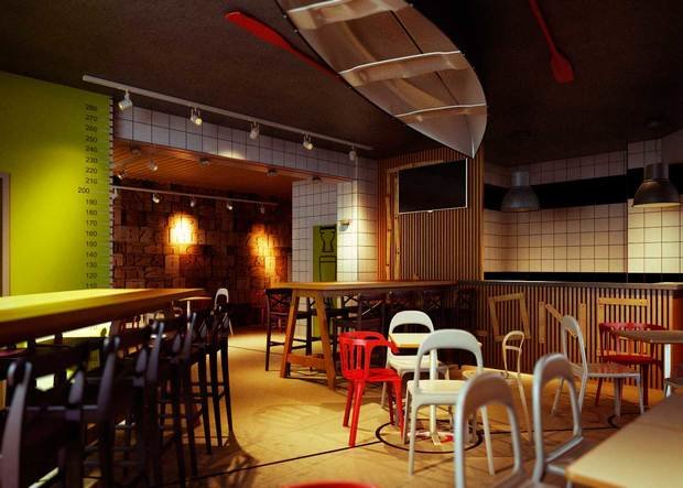 Фото из портфолио Pizza Time – фотографии дизайна интерьеров на INMYROOM