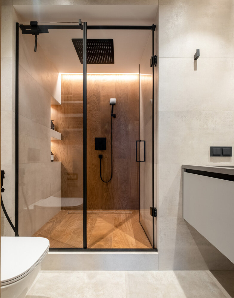 Фотография: Ванная в стиле Современный, Квартира, Проект недели, Московская область, 3 комнаты, Более 90 метров, Александр Дмитрук – фото на INMYROOM Фотография: Ванная в стиле Современный, Квартира, Проект недели, Московская область, 3 комнаты, Более 90 метров, Александр Дмитрук – фото на INMYROOM