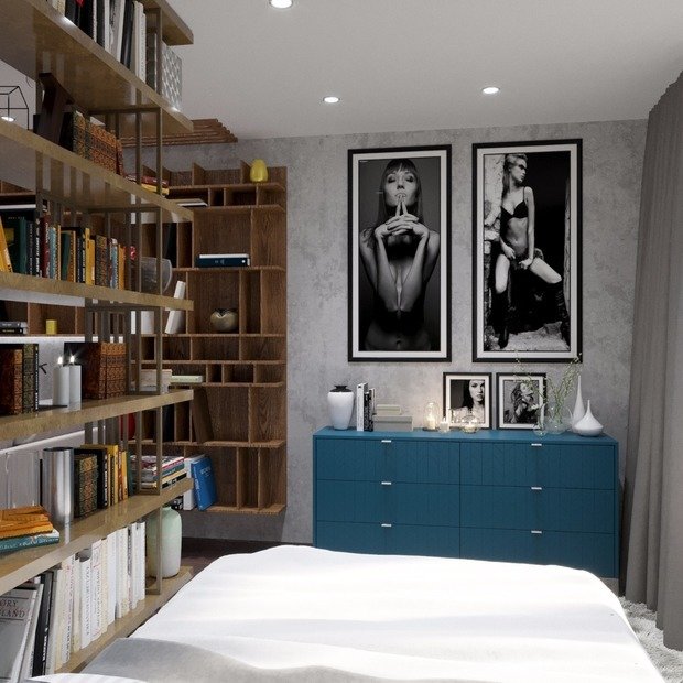 Фото из портфолио Студия в Бутово – фотографии дизайна интерьеров на INMYROOM