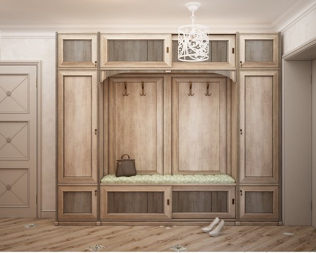 Фото из портфолио Холл "Wooden path" – фотографии дизайна интерьеров на INMYROOM