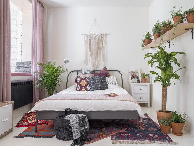 Фото из портфолио Небольшая квартира в стиле boho-chic – фотографии дизайна интерьеров на INMYROOM