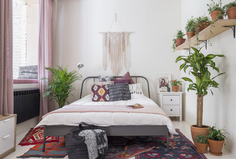 Небольшая квартира в стиле boho-chic