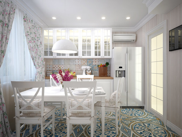 Фото из портфолио Квартира с кухней в стиле прованс – фотографии дизайна интерьеров на INMYROOM