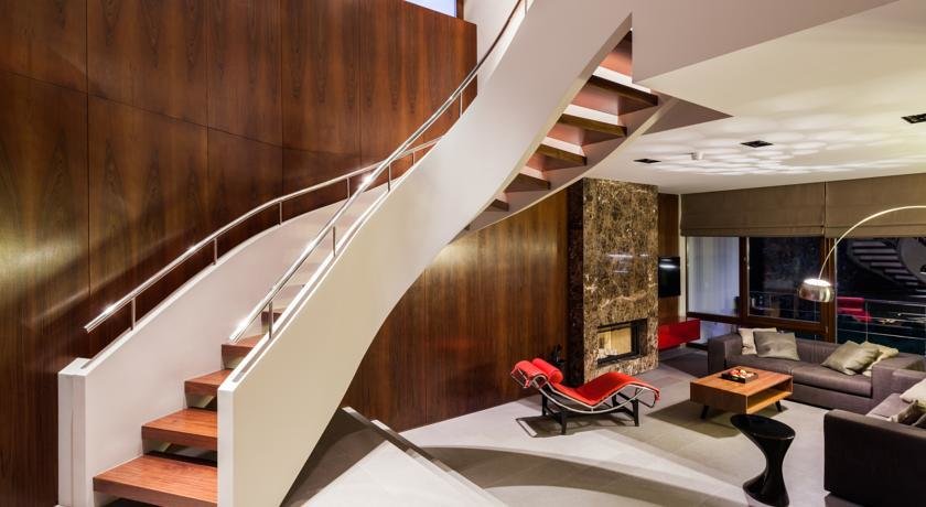 Фотография: Гостиная в стиле Современный, Дома и квартиры, Городские места, Отель, Проект недели – фото на INMYROOM