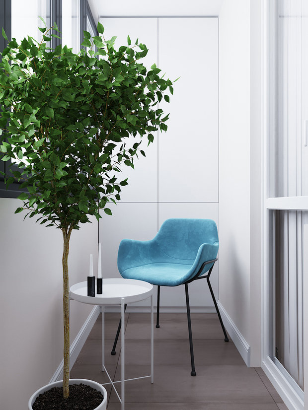 Фото из портфолио Дизайн-проект 2 комн. квартиры 61 кв. м. Москва – фотографии дизайна интерьеров на INMYROOM