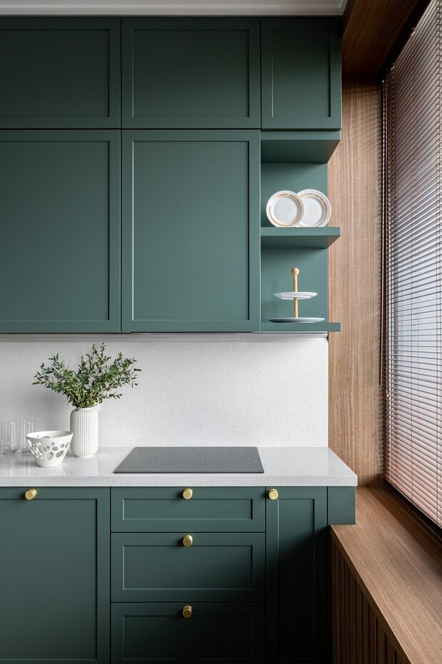 Фотография: Кухня и столовая в стиле Современный, Квартира, Студия, Проект дня, Москва, до 40 метров, Sloyarch – фото на INMYROOM