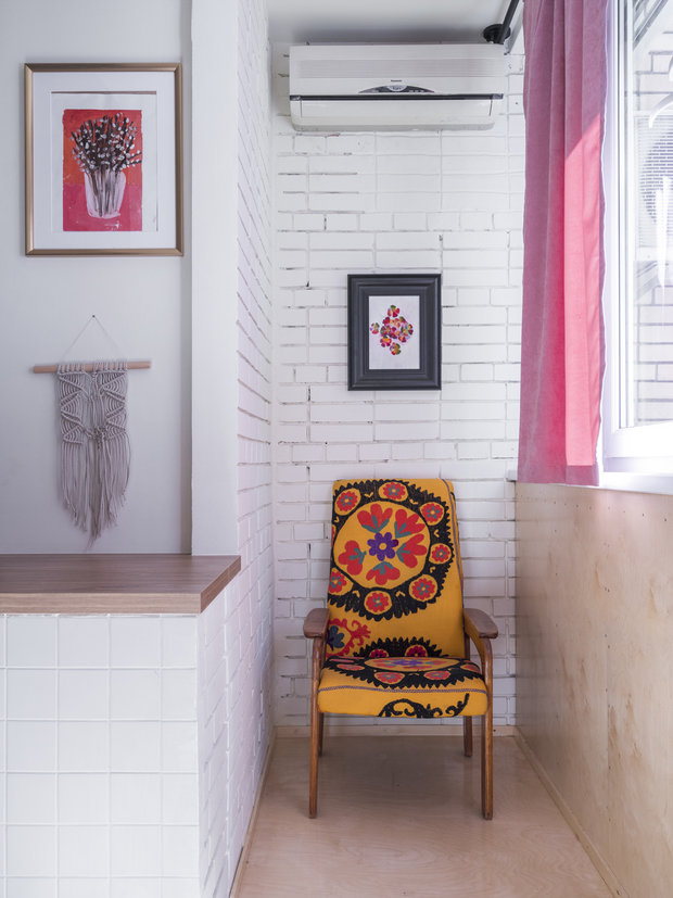 Фото из портфолио Небольшая квартира в стиле boho-chic – фотографии дизайна интерьеров на INMYROOM