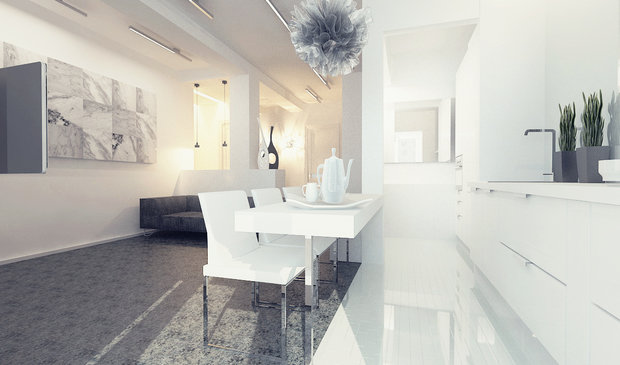 Фото из портфолио Отражения в белом – фотографии дизайна интерьеров на INMYROOM