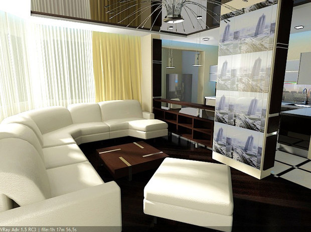Фото из портфолио Квартира 117 кв.м. – фотографии дизайна интерьеров на INMYROOM