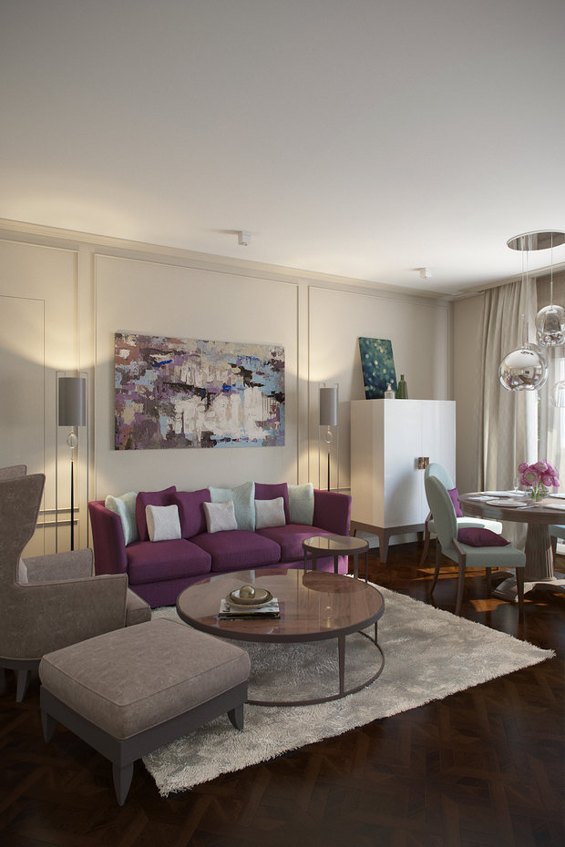 Фотография: Гостиная в стиле Эклектика – фото на INMYROOM