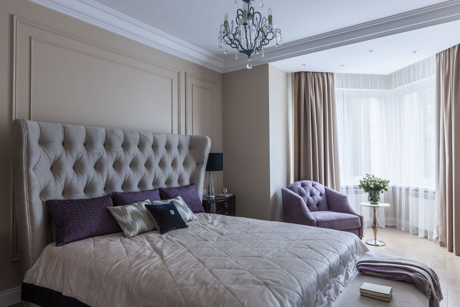 Фотография: Спальня в стиле Классический, Квартира, Проект недели, Москва, Монолитный дом, 4 и больше, Более 90 метров, Анна Максимова, ЖК «Шатер» – фото на INMYROOM Фотография: Спальня в стиле Классический, Квартира, Проект недели, Москва, Монолитный дом, 4 и больше, Более 90 метров, Анна Максимова, ЖК «Шатер» – фото на INMYROOM