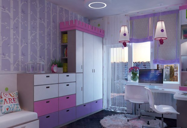 Фото из портфолио Детская – фотографии дизайна интерьеров на INMYROOM