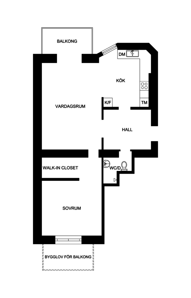 Фото из портфолио Norrbackagatan 27A, BirkastanVasastan – фотографии дизайна интерьеров на INMYROOM