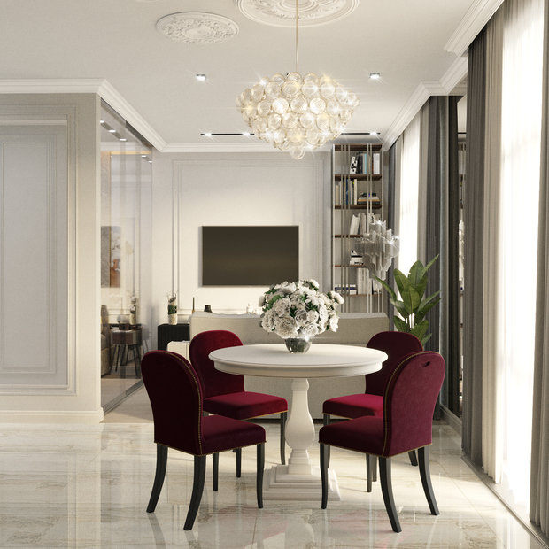 Фотография: Кухня и столовая в стиле Классический, Современный, Квартира, Проект недели, Москва, 1 комната, 40-60 метров, Александра Гартке – фото на INMYROOM