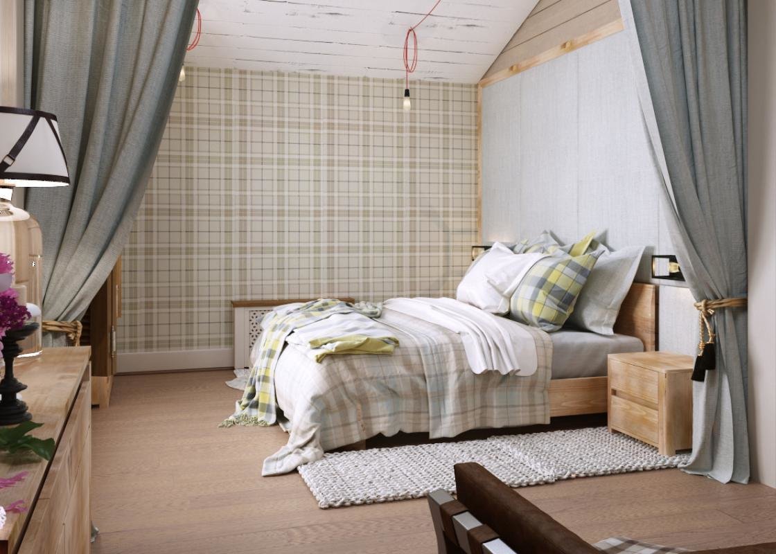 Фотография: Спальня в стиле Прованс и Кантри, Дом, Проект недели, Челябинск, 3 комнаты, Более 90 метров, Марина Кутепова – фото на INMYROOM