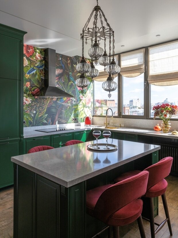 Фотография: Кухня и столовая в стиле Восточный, Квартира, Проект недели, Самара, 4 и больше, Более 90 метров, Татьяна Тувман – фото на INMYROOM