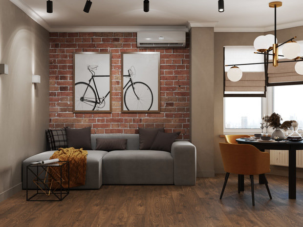 Фото из портфолио Проект квартиры в центре Челябинка – фотографии дизайна интерьеров на INMYROOM