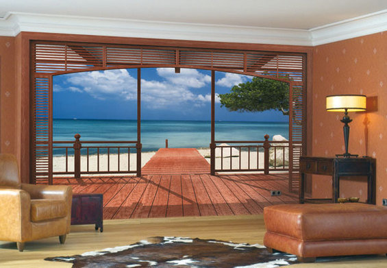 Фотография: Гостиная в стиле Восточный, Эклектика, Декор интерьера, Декор дома, Обои – фото на INMYROOM