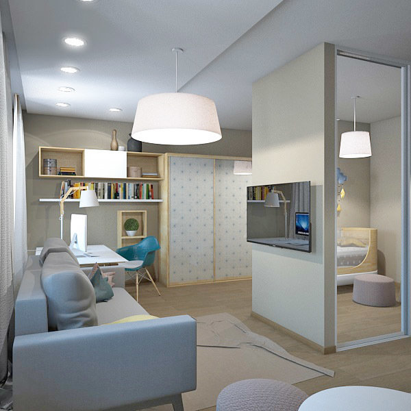 Фото из портфолио Минимализм в цвете – фотографии дизайна интерьеров на INMYROOM