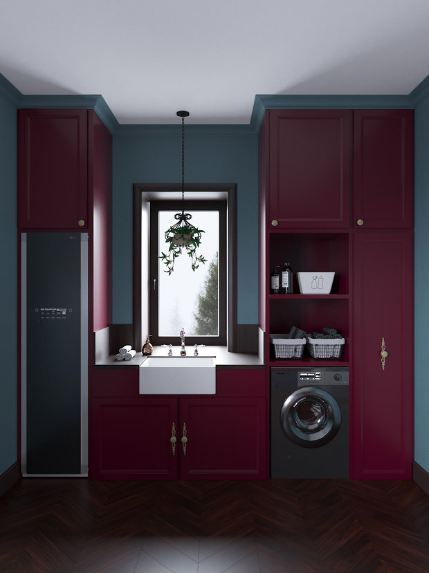 Фото из портфолио Туман и Бордо – фотографии дизайна интерьеров на INMYROOM