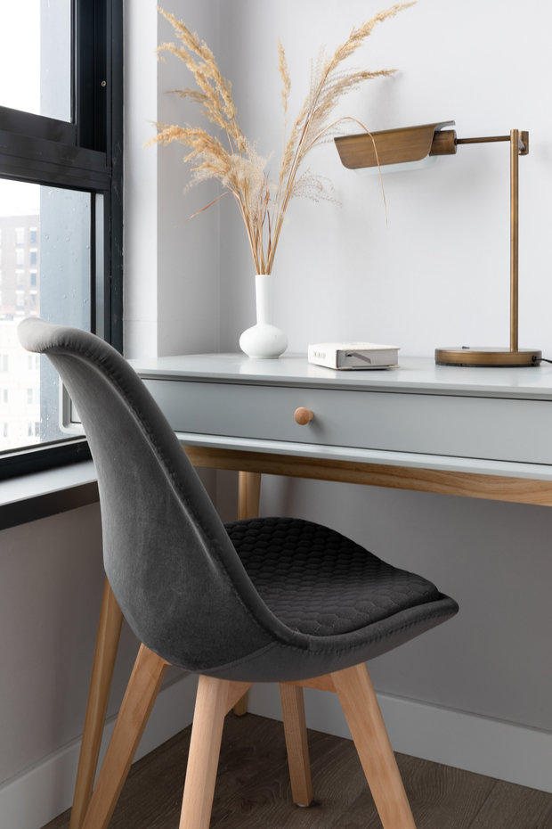 Фотография: Кабинет в стиле Современный, Квартира, Проект недели, Москва, 1 комната, до 40 метров, Ольга Танцурина – фото на INMYROOM