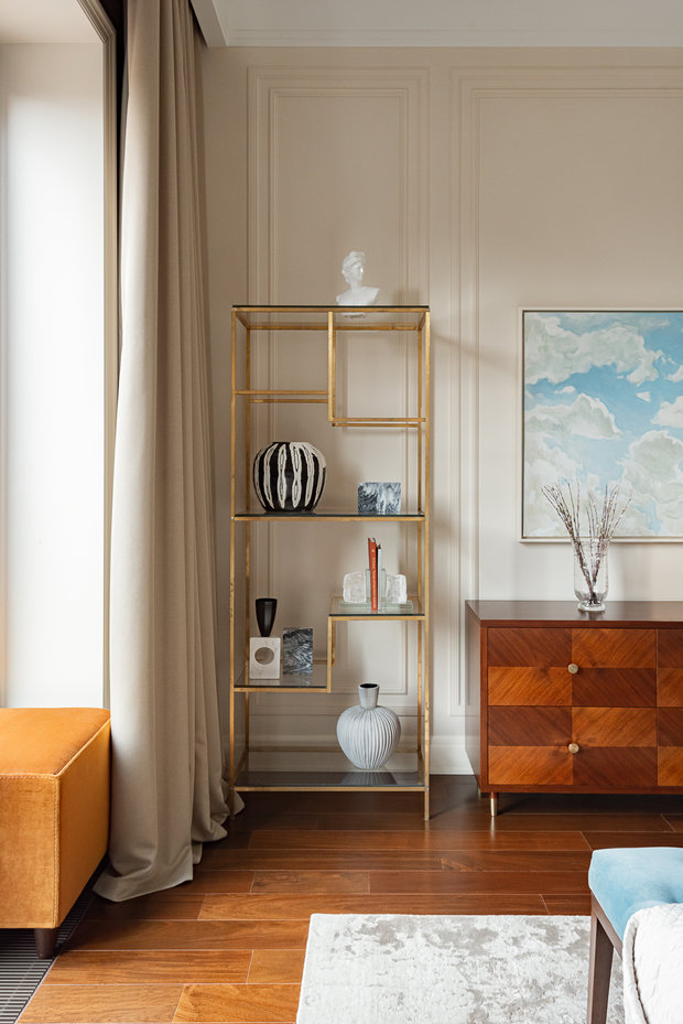 Фотография: Спальня в стиле Классический, Современный, Эклектика, Квартира, Проект недели, Москва, 4 и больше, Более 90 метров, Александр Белобородов – фото на INMYROOM