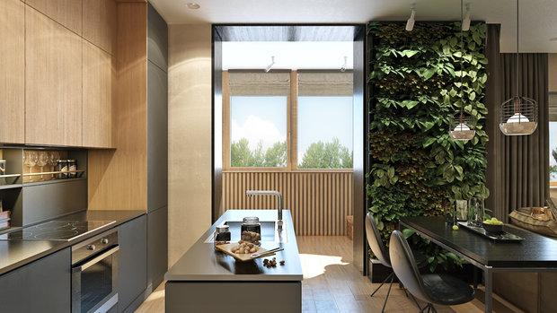 Фото из портфолио Квартира "Среда обитания" – фотографии дизайна интерьеров на INMYROOM