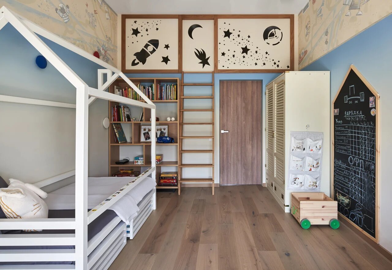 Фотография: Детская в стиле Современный, Квартира, Проект недели, Санкт-Петербург, 4 и больше, Более 90 метров, Николай Банников – фото на INMYROOM Фотография: Детская в стиле Современный, Квартира, Проект недели, Санкт-Петербург, 4 и больше, Более 90 метров, Николай Банников – фото на INMYROOM